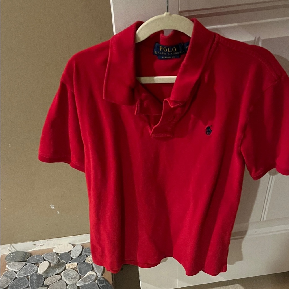 Polo by Ralph Lauren Kids Bright Red Short Sleeve Polo
